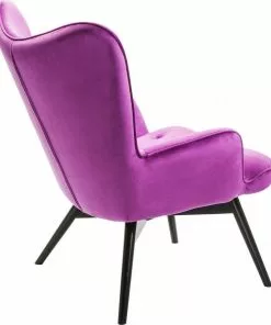 Kare Design Black Vicky Velvet Nojatuoli, Liila -Huonekalu kauppa fotel vicky 59x92 cm fioletowy 4
