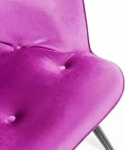Kare Design Black Vicky Velvet Nojatuoli, Liila -Huonekalu kauppa fotel vicky 59x92 cm fioletowy 5