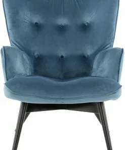 Kare Design Black Vicky Velvet Nojatuoli Sinivihreä -Huonekalu kauppa fotel vicky 59x92 cm niebieski 3