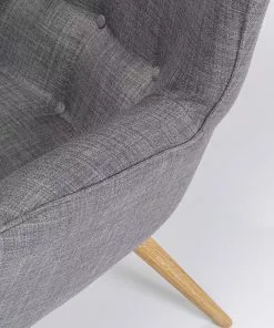 Kare Design Vicky Nojatuoli Harmaa -Huonekalu kauppa fotel vicky 59x92 cm szary 19