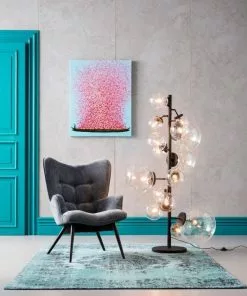 Kare Design Black Vicky Velvet Nojatuoli Harmaa -Huonekalu kauppa fotel vicky 59x92 cm szary nogi czarne 10