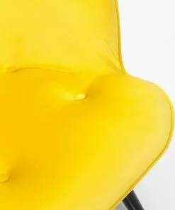 Kare Design Black Vicky Velvet Nojatuoli, Keltainen -Huonekalu kauppa fotel vicky 59x92 cm zolty 7