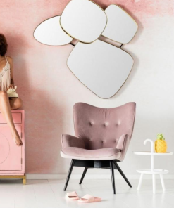 Kare Design Black Vicky Velvet Nojatuoli Mauve