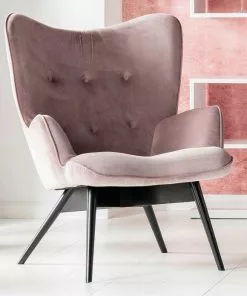 Kare Design Black Vicky Velvet Nojatuoli Mauve -Huonekalu kauppa fotel vicky 73x95 cm rozowy 9