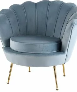 Kare Design Water Lily Nojatuoli - Aqua, Kulta -Huonekalu kauppa fotel water lily 85x78 cm aqua 2