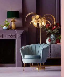 Kare Design Water Lily Nojatuoli - Aqua, Kulta -Huonekalu kauppa fotel water lily 85x78 cm aqua 7 scaled