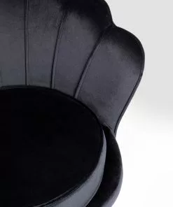 Kare Design Water Lily Nojatuoli - Musta, Musta -Huonekalu kauppa fotel water lily 85x83 cm czarny nogi czarne 7