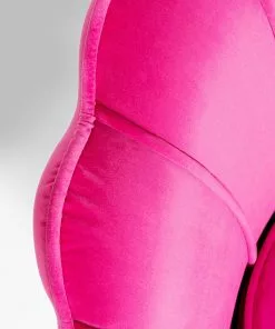 Kare Design Water Lily Nojatuoli -pinkki, Musta -Huonekalu kauppa fotel water lily 85x83 cm rozowy nogi czarne 5