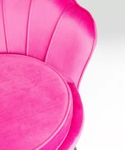 Kare Design Water Lily Nojatuoli -pinkki, Musta -Huonekalu kauppa fotel water lily 85x83 cm rozowy nogi czarne 7