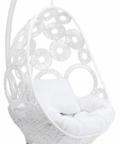 Kare Design Ibiza Roikkuva Tuoli, Ulkokaluste, Valkoinen -Huonekalu kauppa fotel wiszacy ibiza 104x203 cm bialy 2