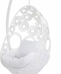 Kare Design Ibiza Roikkuva Tuoli, Ulkokaluste, Valkoinen -Huonekalu kauppa fotel wiszacy ibiza 104x203 cm bialy 3