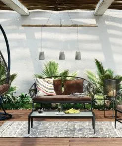 Kare Design Ibiza Brown Roikkuva Tuoli, Ruskea -Huonekalu kauppa fotel wiszacy ibiza 104x203 cm brazowy 14