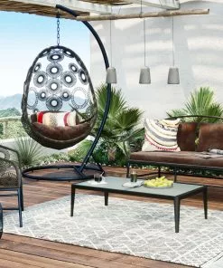 Kare Design Ibiza Brown Roikkuva Tuoli, Ruskea -Huonekalu kauppa fotel wiszacy ibiza 104x203 cm brazowy 15