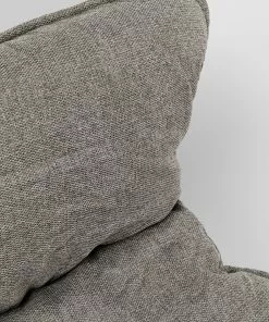 Kare Design Snuggle Nojatuoli + Rahi - Harmaa (2/osaa) -Huonekalu kauppa fotel z podnozkiem szary nogi czarne 94x91 cm 9