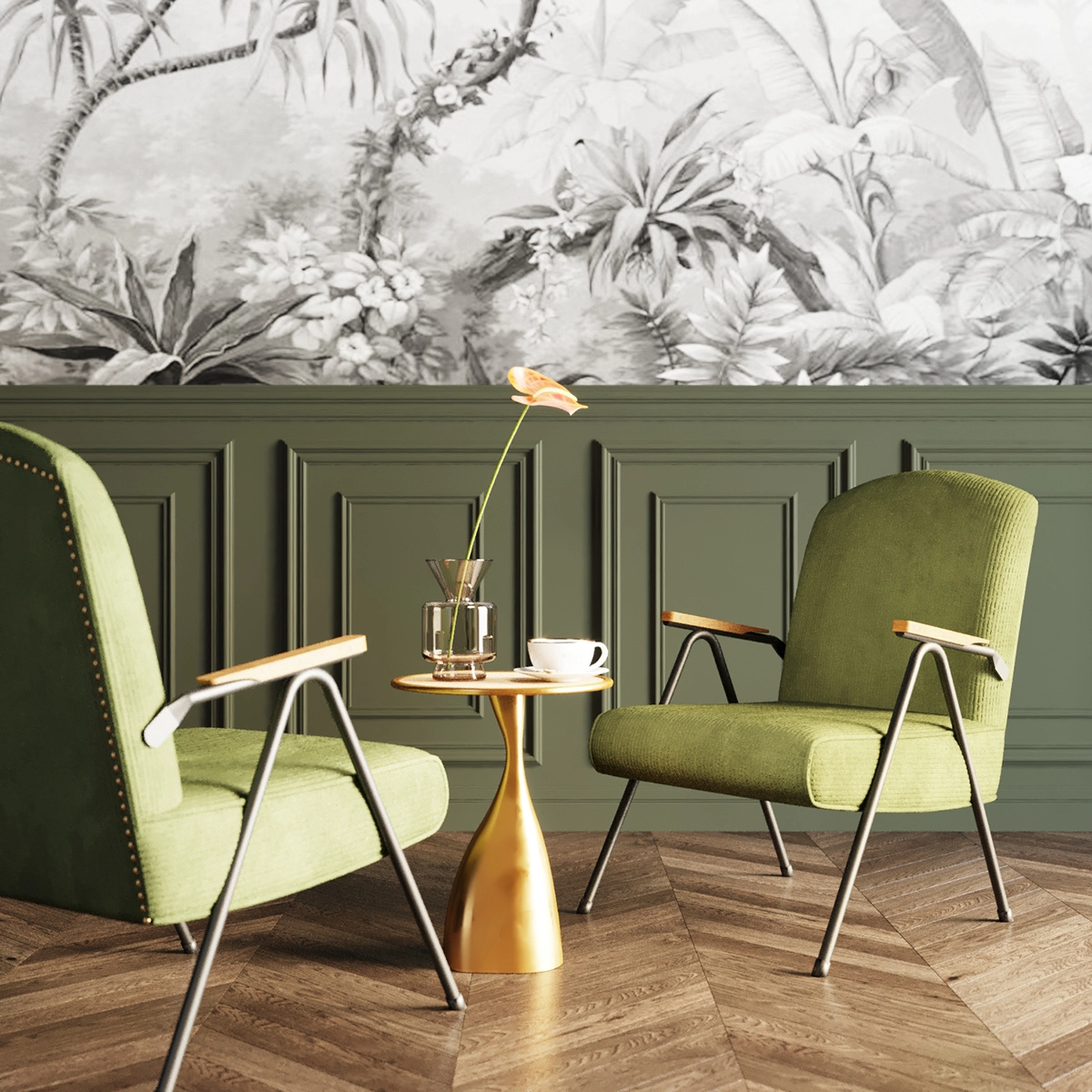 Kare Design Ryan Nojatuoli, Vihreä 3 Kare Design Ryan Nojatuoli, Vihreä