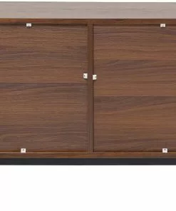 Kare Design Lamello Clolore Sivupöytä Senkki - Monivärinen 200x70cm -Huonekalu kauppa komoda 4 drzwiowa brazowa fornir orzech front geometryczny 200x70 cm 7