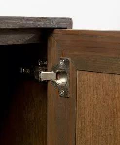 Kare Design Salerno Senkki, Sivupöytä - Massiivikuusi, Metalli 180x83cm -Huonekalu kauppa komoda 4 drzwiowa drewno jodlowe i stal 180x83 cm 13