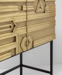 Kare Design Futuro Sivupöytä, Senkki 183x86cm -Huonekalu kauppa komoda 4 drzwiowa zlota recznie kuta stal mosiezna 183x86 cm 13