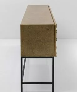 Kare Design Futuro Sivupöytä, Senkki 183x86cm -Huonekalu kauppa komoda 4 drzwiowa zlota recznie kuta stal mosiezna 183x86 cm 8