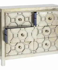 Kare Design Alhambra Lipasto 108cm -Huonekalu kauppa komoda alhambra 108x88 cm srebrna 3