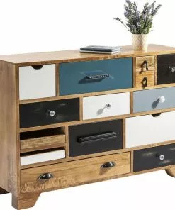 Kare Design Babalou EU Lipasto 14 Laatikkoa -Huonekalu kauppa komoda babalou 114x80 cm kolorowa nogi drewniane 4
