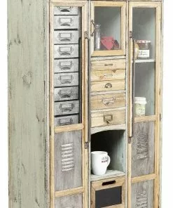 Kare Design Barber Shop Kaappi -Huonekalu kauppa komoda barber shop 81x162 cm drewniana 5