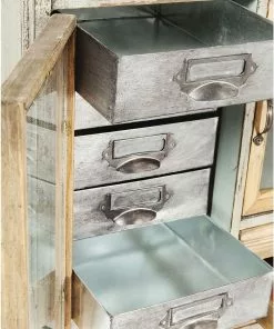 Kare Design Barber Shop Kaappi -Huonekalu kauppa komoda barber shop 81x162 cm drewniana 6