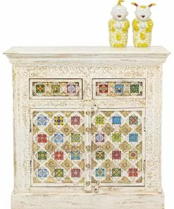 Kare Design Bazar Lipasto 90cm -Huonekalu kauppa komoda bazar 90x90 cm mango kolorowa 5