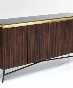 Kare Design Catalina Senkki 160x86cm -Huonekalu kauppa komoda catalina 160x86 cm drewno mango ciemnobrazowe blat marmur 3