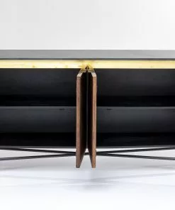 Kare Design Catalina Senkki 160x86cm -Huonekalu kauppa komoda catalina 160x86 cm drewno mango ciemnobrazowe blat marmur 4