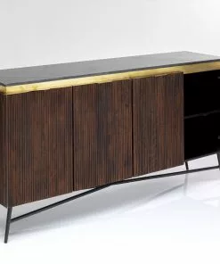 Kare Design Catalina Senkki 160x86cm -Huonekalu kauppa komoda catalina 160x86 cm drewno mango ciemnobrazowe blat marmur 5