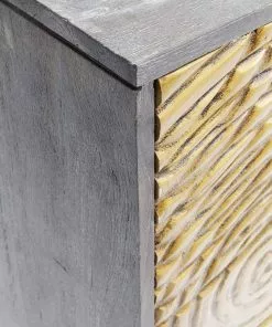 Kare Design Circulo Senkki -Huonekalu kauppa komoda circulo 160x80 cm czarno zlota 7