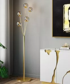 Kare Design Cracked Senkki, Sivupöytä - Valkoinen/kulta 165x80cm -Huonekalu kauppa komoda cracked 165x80 cm bialo zlota 13