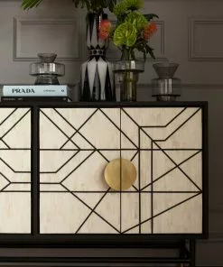 Kare Design Credenza Senkki 150x80cm -Huonekalu kauppa komoda credenza 150x80 cm czarna 14