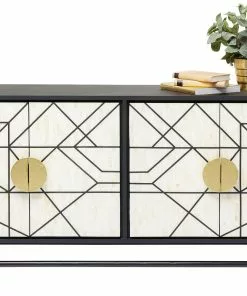 Kare Design Credenza Senkki 150x80cm -Huonekalu kauppa komoda credenza 150x80 cm czarna 8