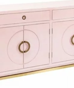 Kare Design Disk Pink Senkki Vaaleanpunainen -Huonekalu kauppa komoda disk 150x84 cm rozowa 4