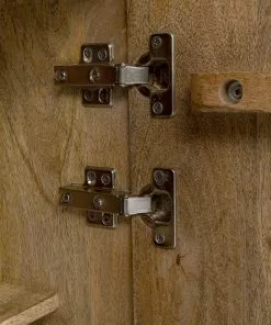 Kare Design Madeira Hell Senkki, Sivupöytä 177x75cm -Huonekalu kauppa komoda drewniana czterodrzwiowa boho podstawa czarna 177x75 cm 10