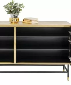 Kare Design Solaris Senkki 123x87cm -Huonekalu kauppa komoda dwudrzwiowa zlota glamour 123x87 cm 4