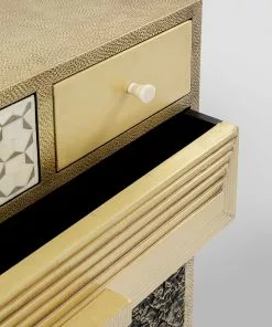 Kare Design Chalet Korkea Lipasto - Kulta 13 Laatikkoa -Huonekalu kauppa komoda ekskluzywna z szufladami antyczne zloto reczne wykonanie 110x105 cm 12