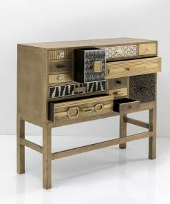 Kare Design Chalet Korkea Lipasto - Kulta 13 Laatikkoa -Huonekalu kauppa komoda ekskluzywna z szufladami antyczne zloto reczne wykonanie 110x105 cm 5