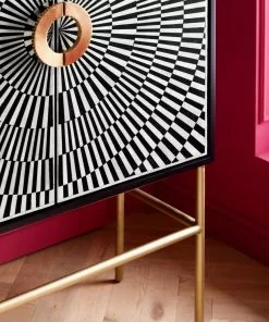 Kare Design Electro Kaappi -Huonekalu kauppa komoda electro 100x140 cm czarna 12