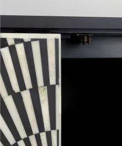 Kare Design Electro Senkki -Huonekalu kauppa komoda electro 160x80 cm czarno biala 11