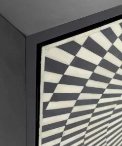 Kare Design Electro Senkki -Huonekalu kauppa komoda electro 160x80 cm czarno biala 9