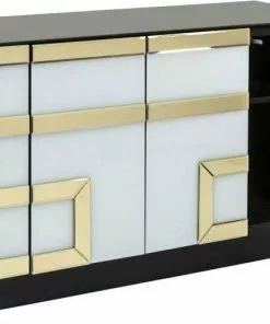 Kare Design Elite Senkki -Huonekalu kauppa komoda elite 140x70 cm czarno zlota 3