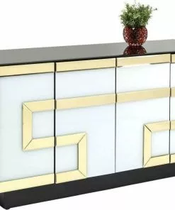 Kare Design Elite Senkki -Huonekalu kauppa komoda elite 140x70 cm czarno zlota 5