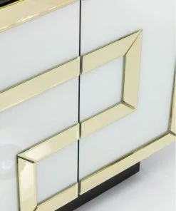 Kare Design Elite Senkki -Huonekalu kauppa komoda elite 140x70 cm czarno zlota 8