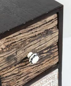 Kare Design Finca Lipasto 14 Laatikkoa -Huonekalu kauppa komoda finca 114x80 cm ciemnobrazowa mango 3