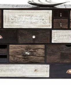 Kare Design Finca Lipasto 14 Laatikkoa -Huonekalu kauppa komoda finca 114x80 cm ciemnobrazowa mango 8