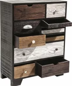 Kare Design Quinta Lipasto 10 Laatikkoa -Huonekalu kauppa komoda finca 70x90 cm ciemnobrazowa 3