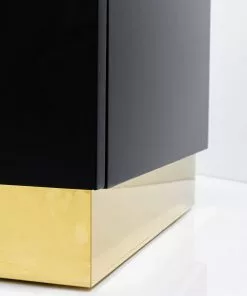 Kare Design Cracked Senkki - Musta, Kulta 165x80cm -Huonekalu kauppa komoda glamour czterodrzwiowa czarno zlota 165 cm 7